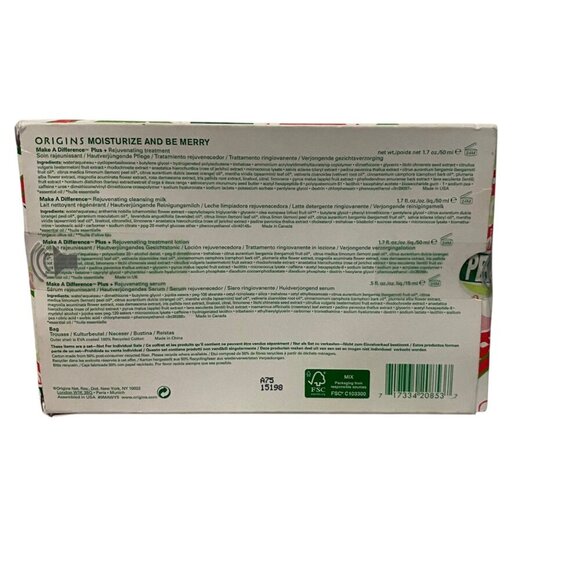 Origins Rejuvenating Skincare 4-Piece Travel Set Lotion Treatment Serum Cleanser - Picture 8 of 16